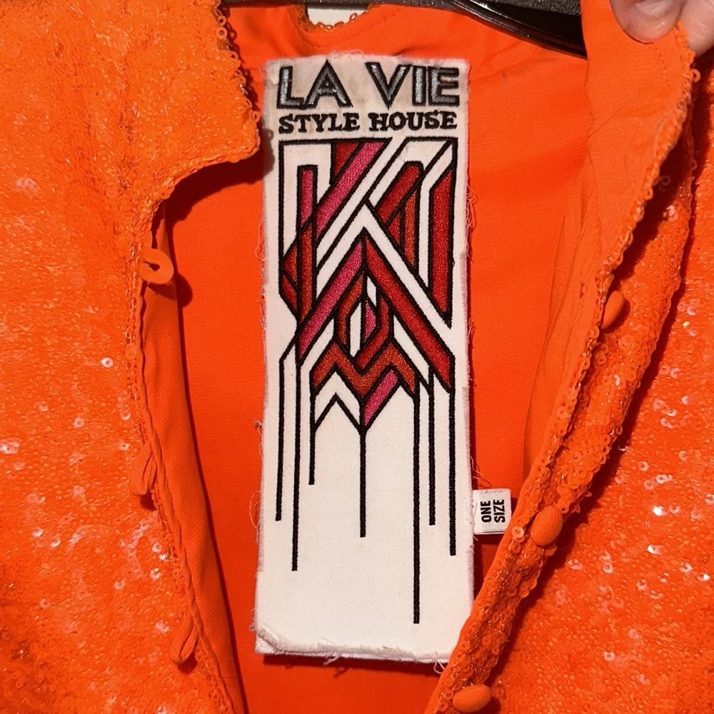 La Vie Style House Sequin Caftan mini - Picture 7 of 12